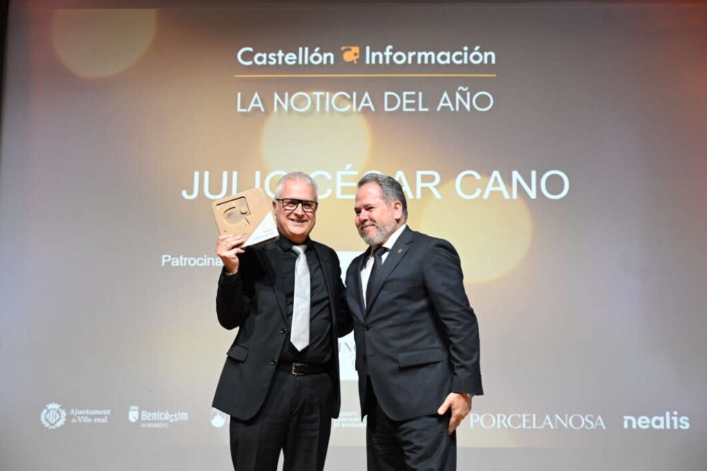Julio César Cano. Premios Noticia del Año de Castellón Información 2025