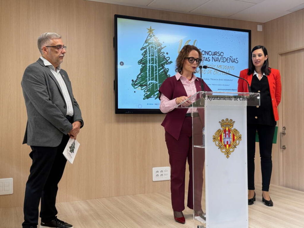 Presentación premios postales de Navidad Jesús Medrano Ciudad de Castellón 2025