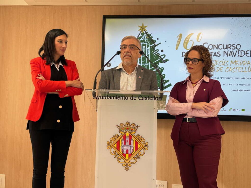 Presentación premios postales de Navidad Jesús Medrano Ciudad de Castellón 2025