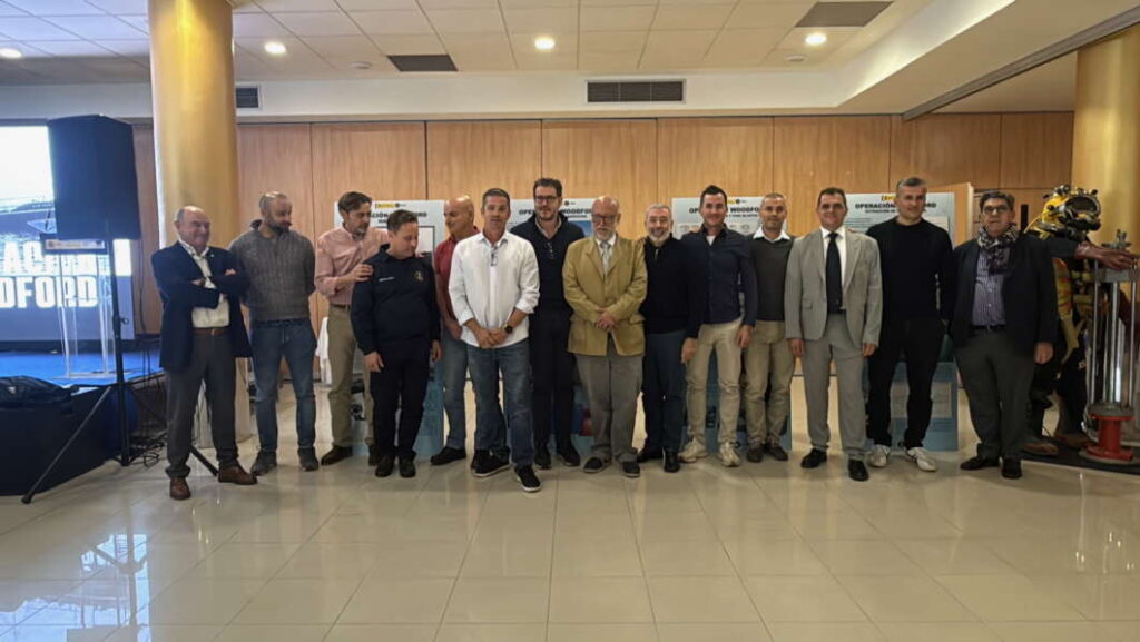 Presentaación del documental del rescate del Woodford en 2012