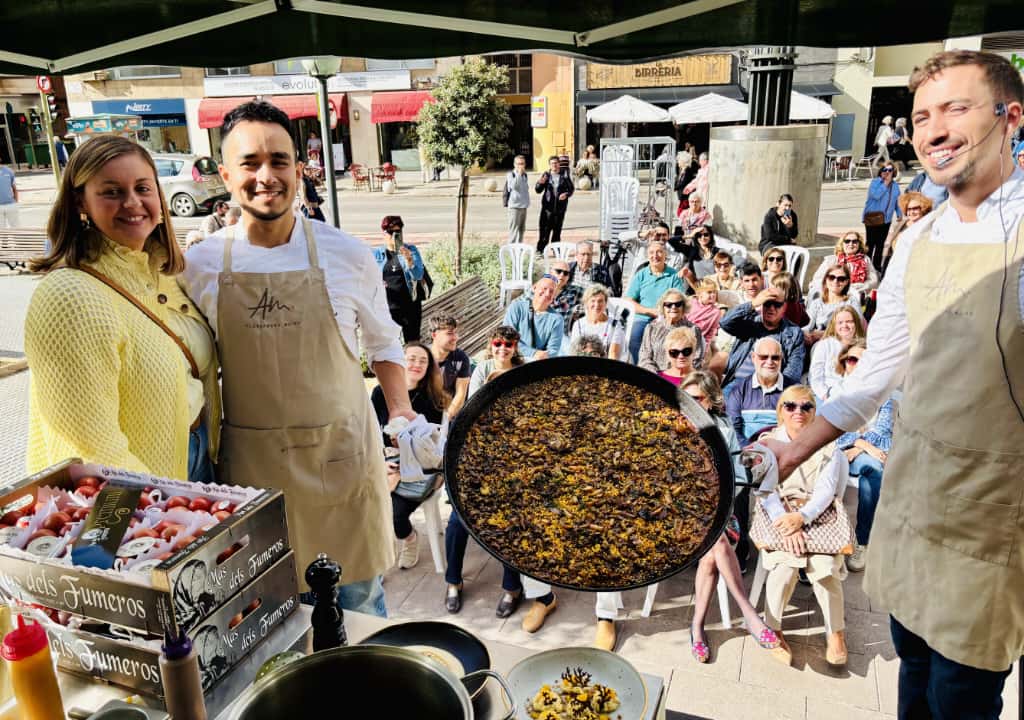 La plaza Na Violant acoge un showcooking de Alessandro Maino