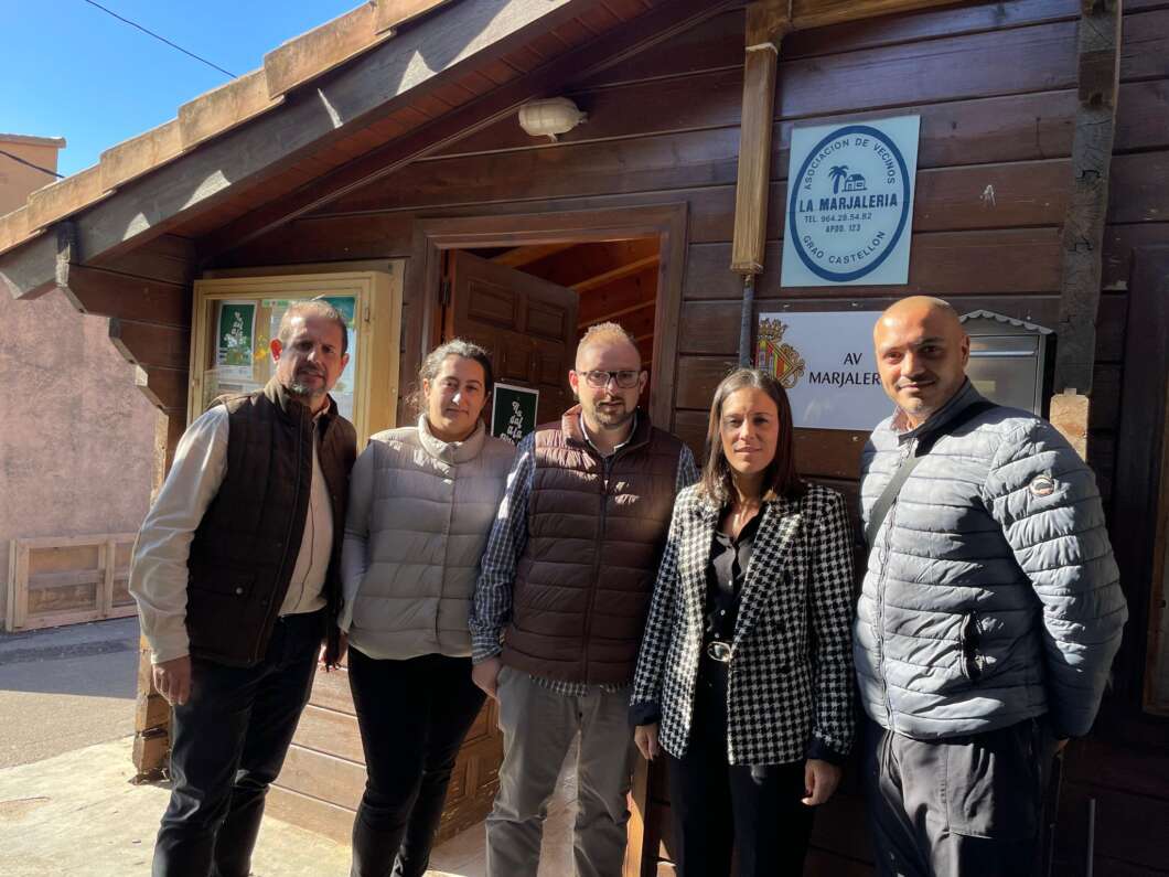 La teniente alcalde del Grao se reúne con la nueva junta directiva de la Marjalería de Castellón, 2025