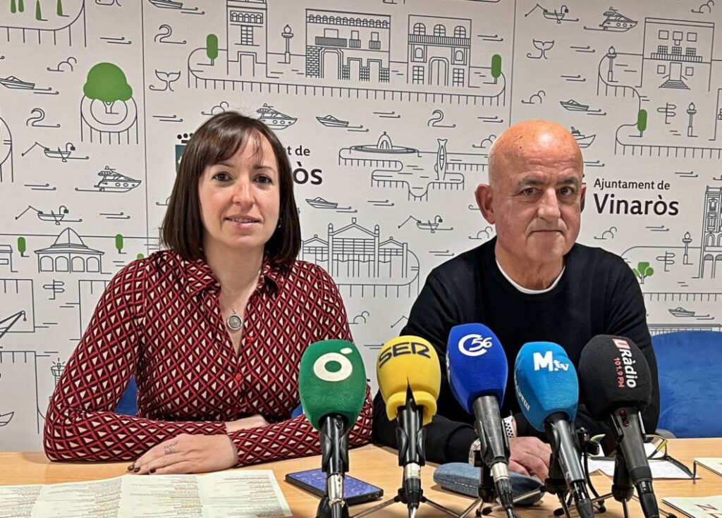 Carla Miralles y Víctor García, concejales del Ayuntamiento de Vinaròs