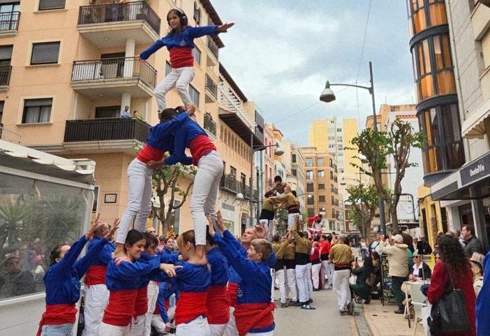 Avui s’ha celebrat la VIII edició de els Trobada de Muixerangues de Vinaròs