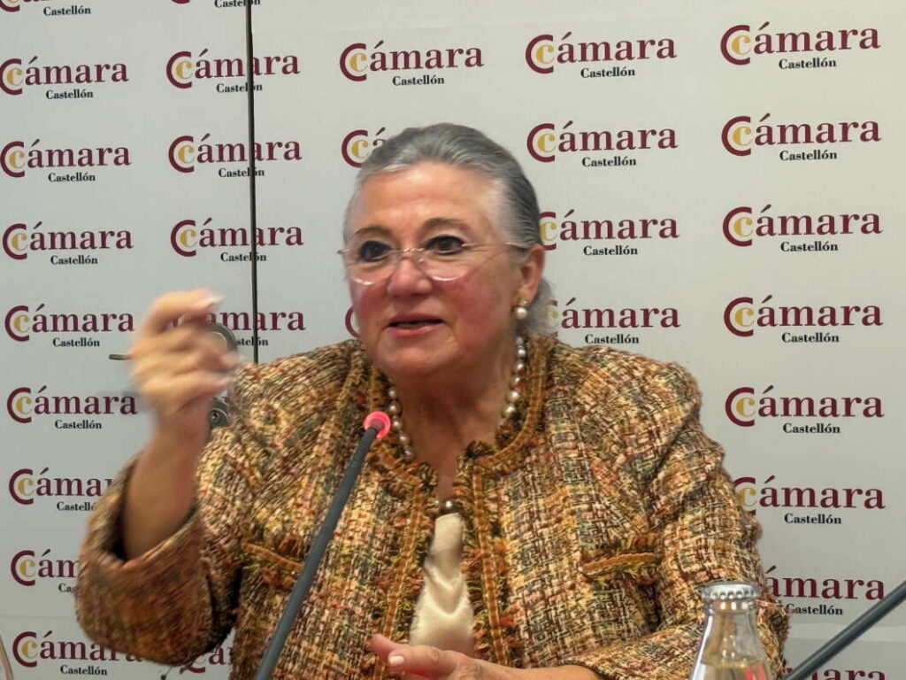 Lola Guillamón. Balance anual de la Cámara de Comercio 121225