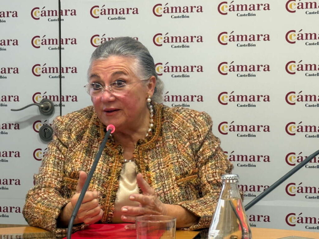 Lola Guillamón. Balance anual de la Cámara de Comercio 121225