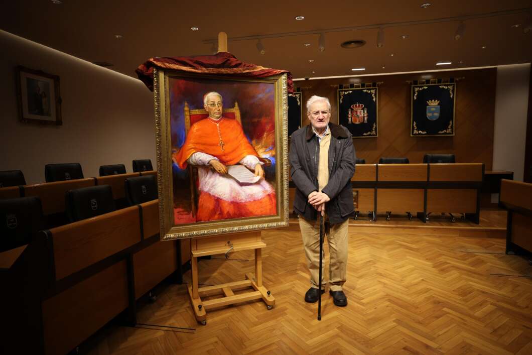 Burriana exhibix un retrat institucional del Cardenal Tarancón com a homenatge