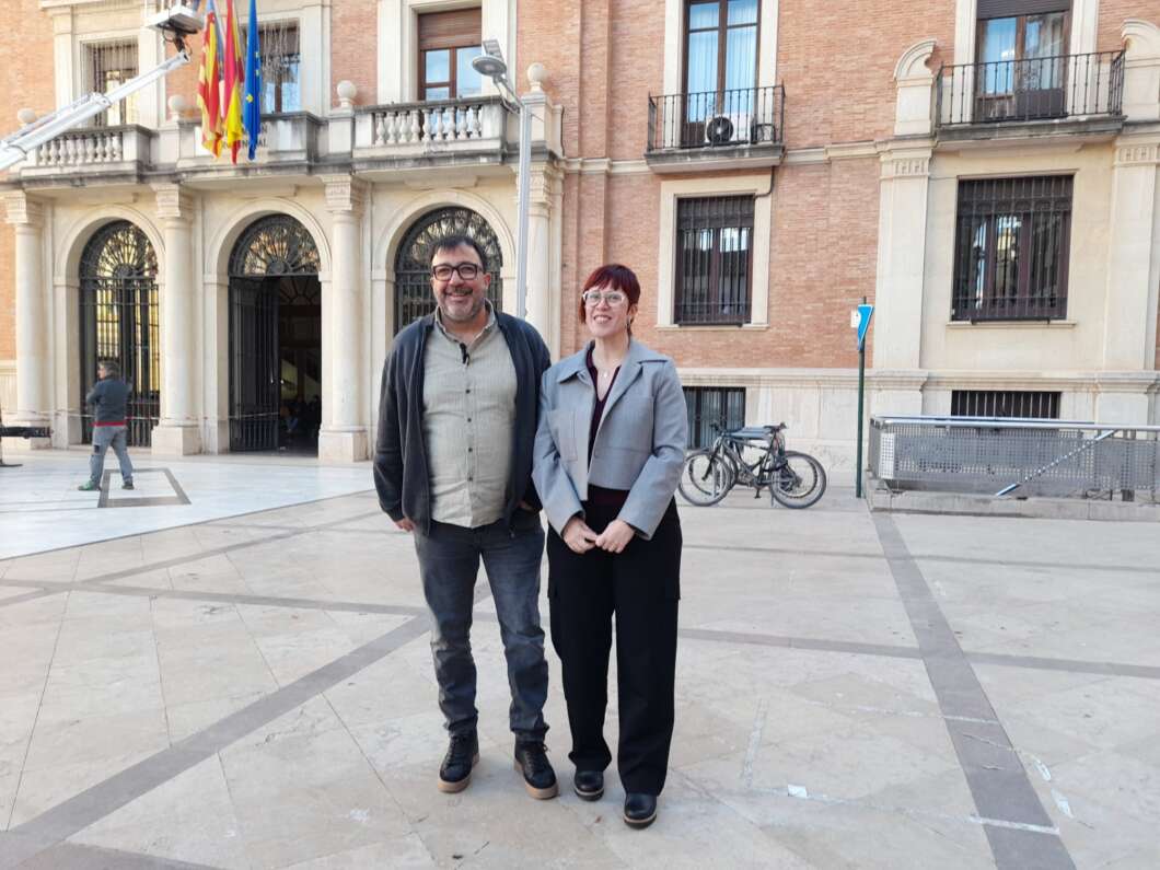 David Guardiola y Agueda Micó Compromís
