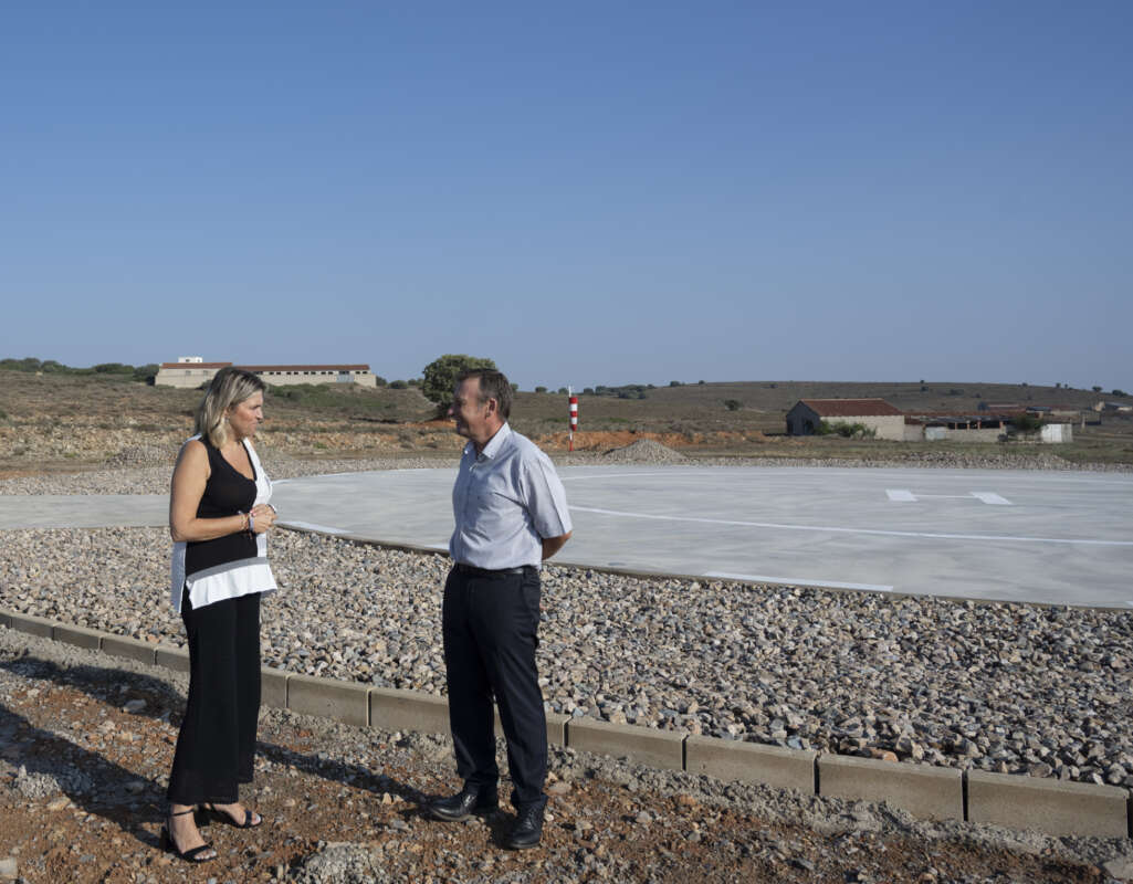 Diputació dota a l’interior de Castelló de cinc helisuperfícies per reforçar l’atenció d’emergències