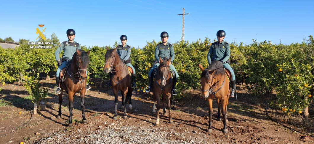 guardia civil, grupo caballeria, refuerzo
