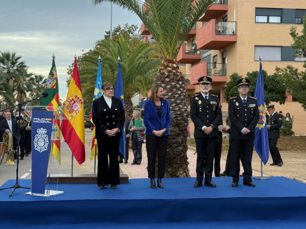 Antonia García. homenaje Policía Nacional Castellón