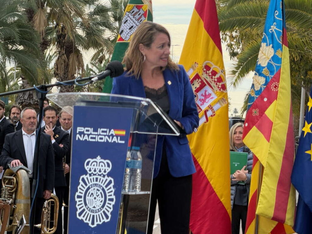Begoña Carrasco. homenaje Policía Nacional Castellón