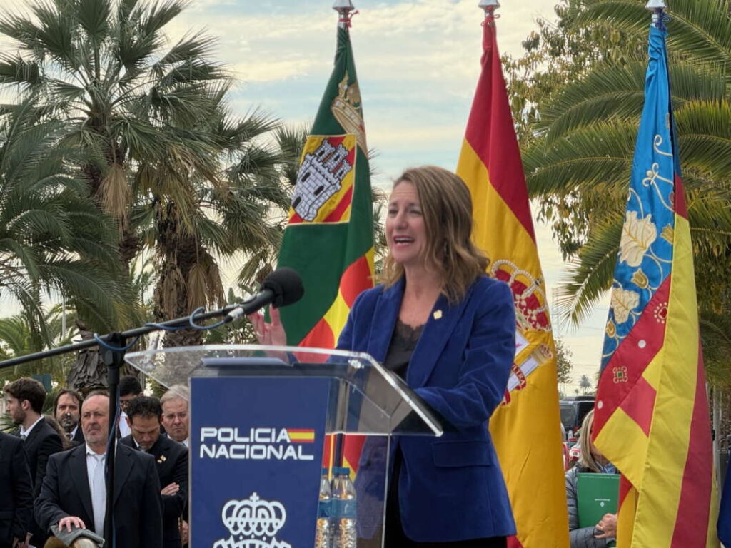 Begoña Carrasco. homenaje Policía Nacional Castellón