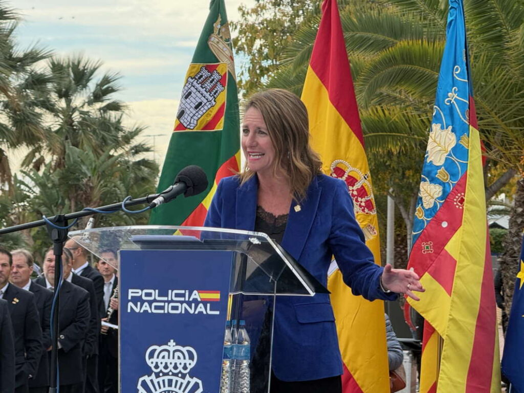 Begoña Carrasco. homenaje Policía Nacional Castellón