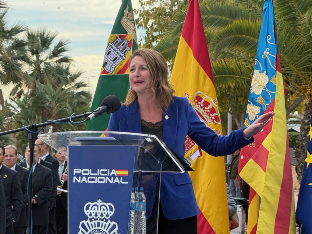 Begoña Carrasco. homenaje Policía Nacional Castellón