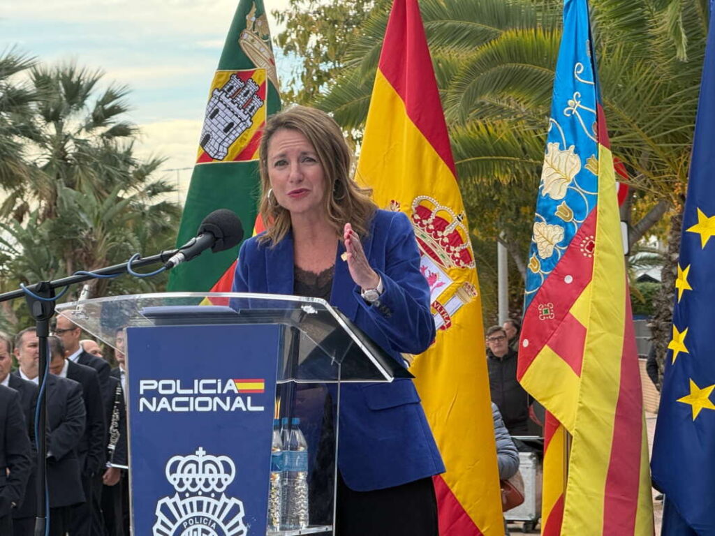 Begoña Carrasco. homenaje Policía Nacional Castellón