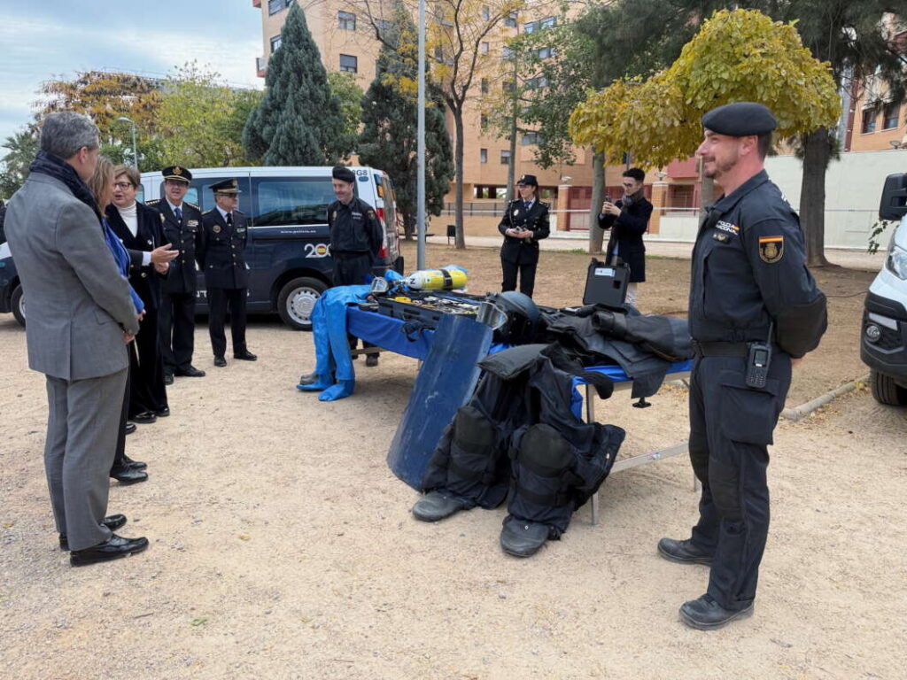 Tedax. Homenaje Policía Nacional 200 años en Castellón