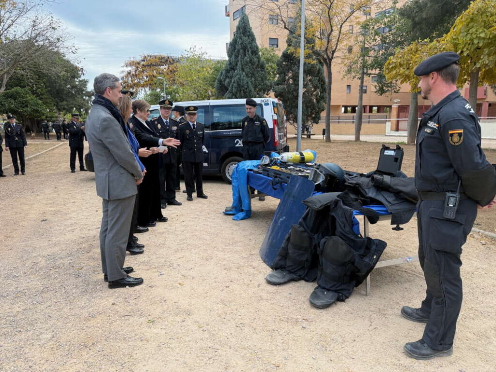 Tedax. Homenaje Policía Nacional 200 años en Castellón