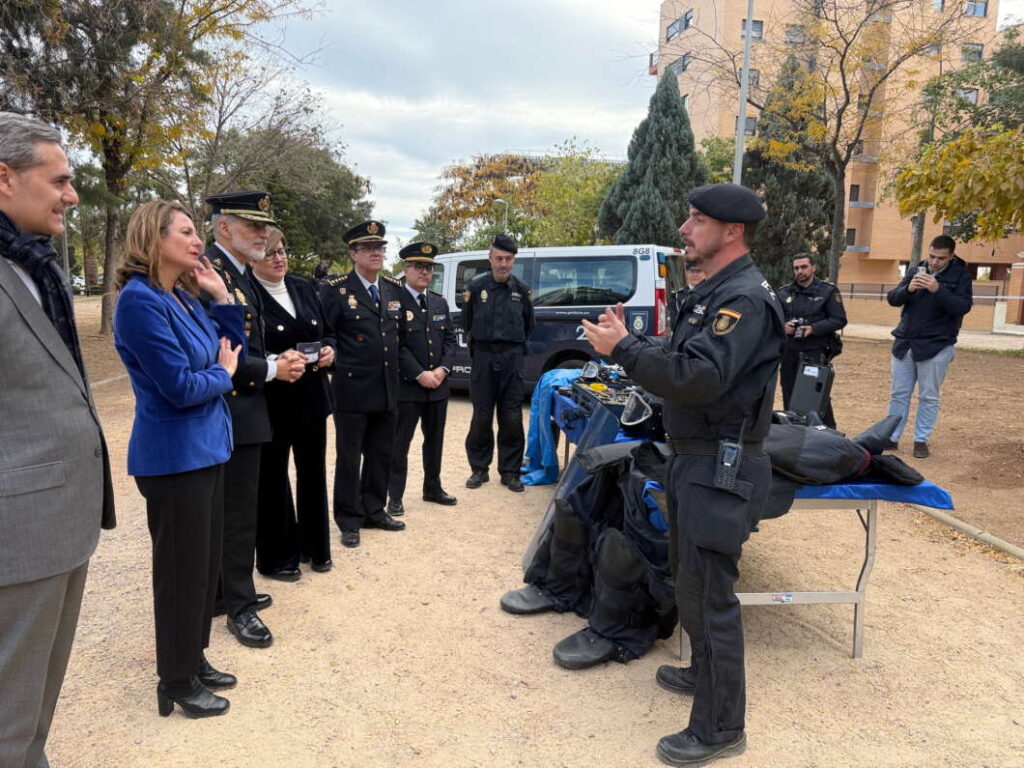 Tedax. Homenaje Policía Nacional 200 años en Castellón