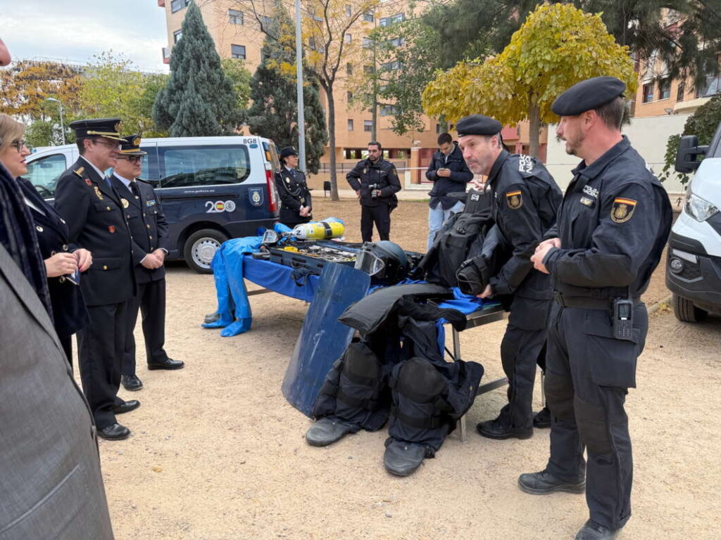 Tedax. Homenaje Policía Nacional 200 años en Castellón