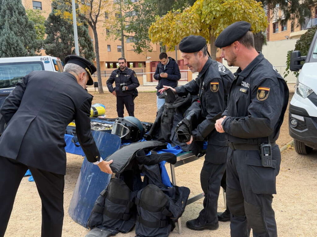 Tedax. Homenaje Policía Nacional 200 años en Castellón
