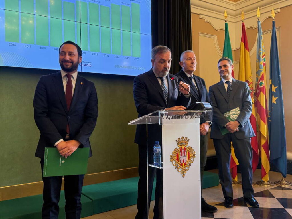 Presentación del presupuesto del Ayuntamiento de Castellón 2026