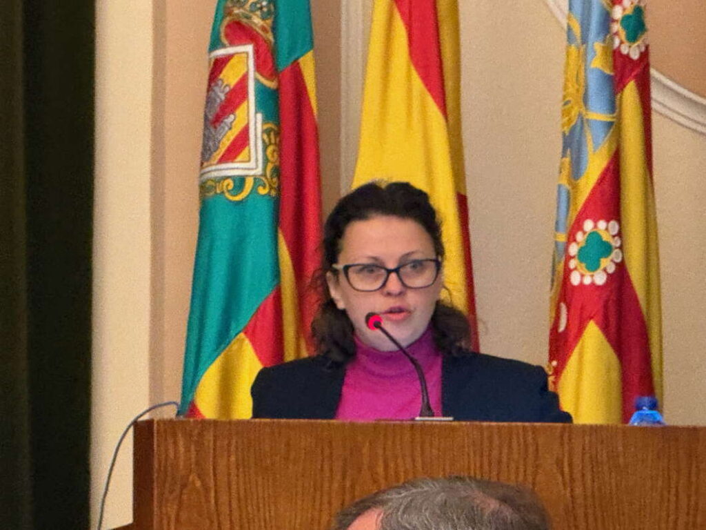 Mónica Barabás. Ayuntamiento de Castellón 231225 Pleno de presupuestos 