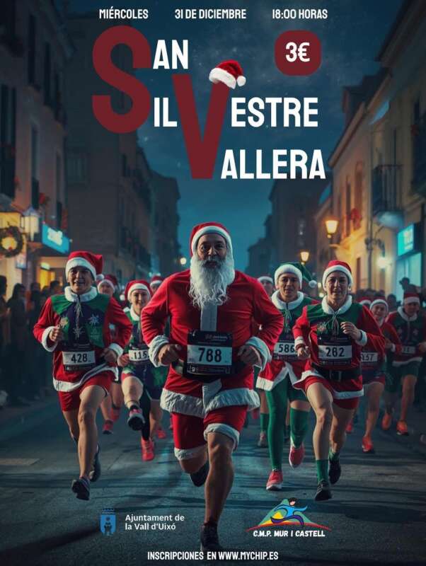 La Sant Silvestre Vallera tornarà a recórrer els carrers de la Vall d’Uixó amb eixida al carrer Institut