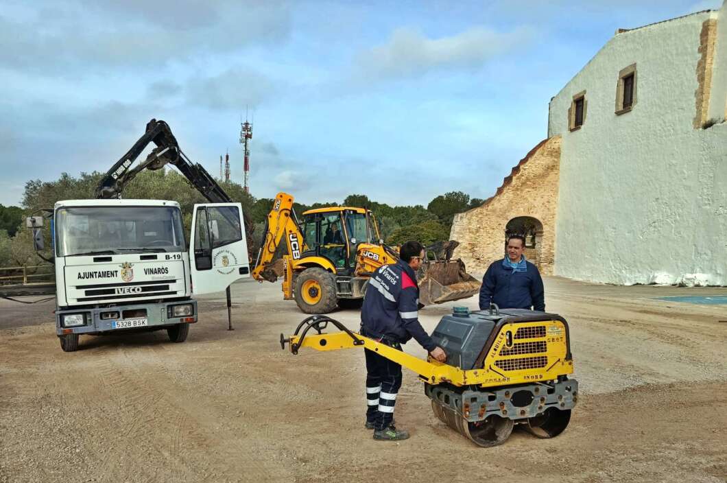 Trabajos, obras, ermita, vinaros