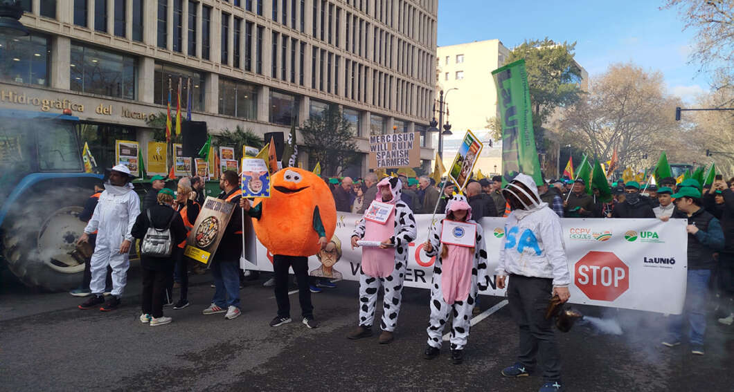 Tractorada, valencia,