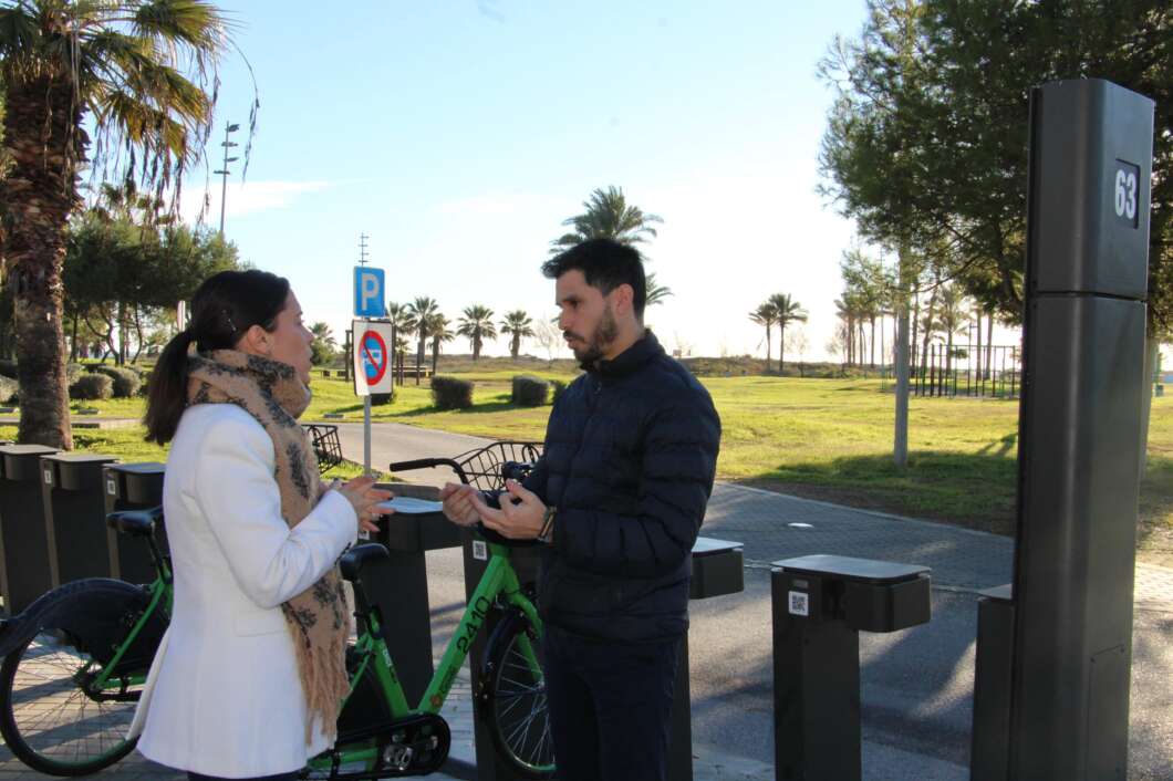 Castellón refuerza su red ciclista con una nueva estación de Bicicas en la costa