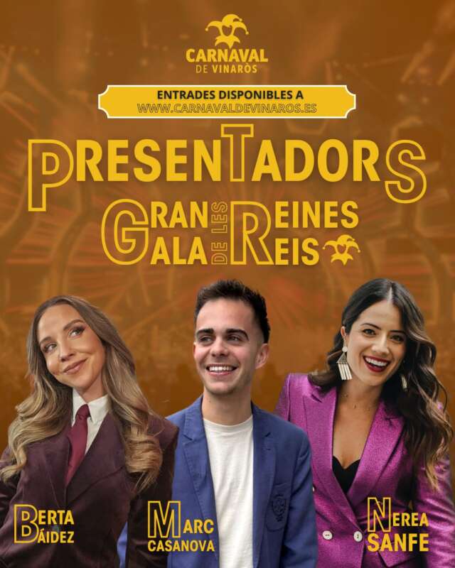 La COC da conocer a  las reinas y reyes del Carnaval de Vinaròs