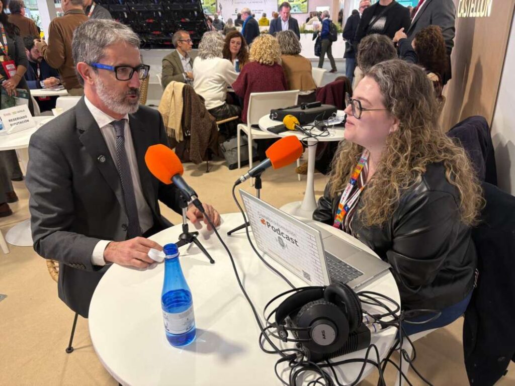 Justo Vellon director del Aeropuerto de Castellón en FITUR 2026