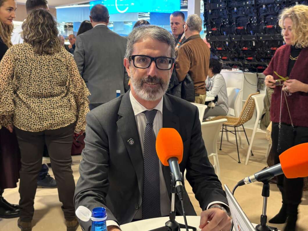 Justo Vellon director del Aeropuerto de Castellón en FITUR 2026