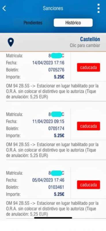 Aplicación ORA multa de Ramires 2023