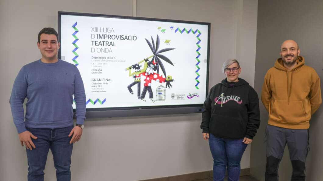 Presentación lliga improvisació teatral en Onda