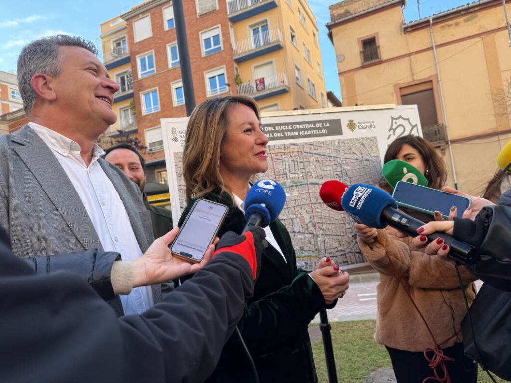 Obras pasarela del TRAM en Castellón 070126