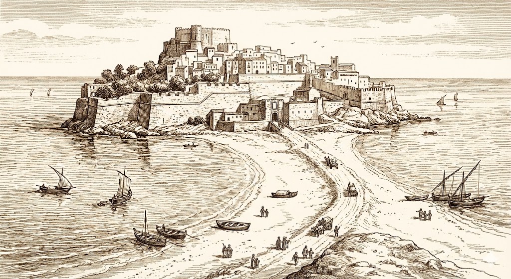 figuración de la primitiva Peñíscola