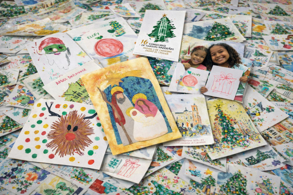 Récord de postales de Navidad Jesús Medrano Ciudad de Castellón