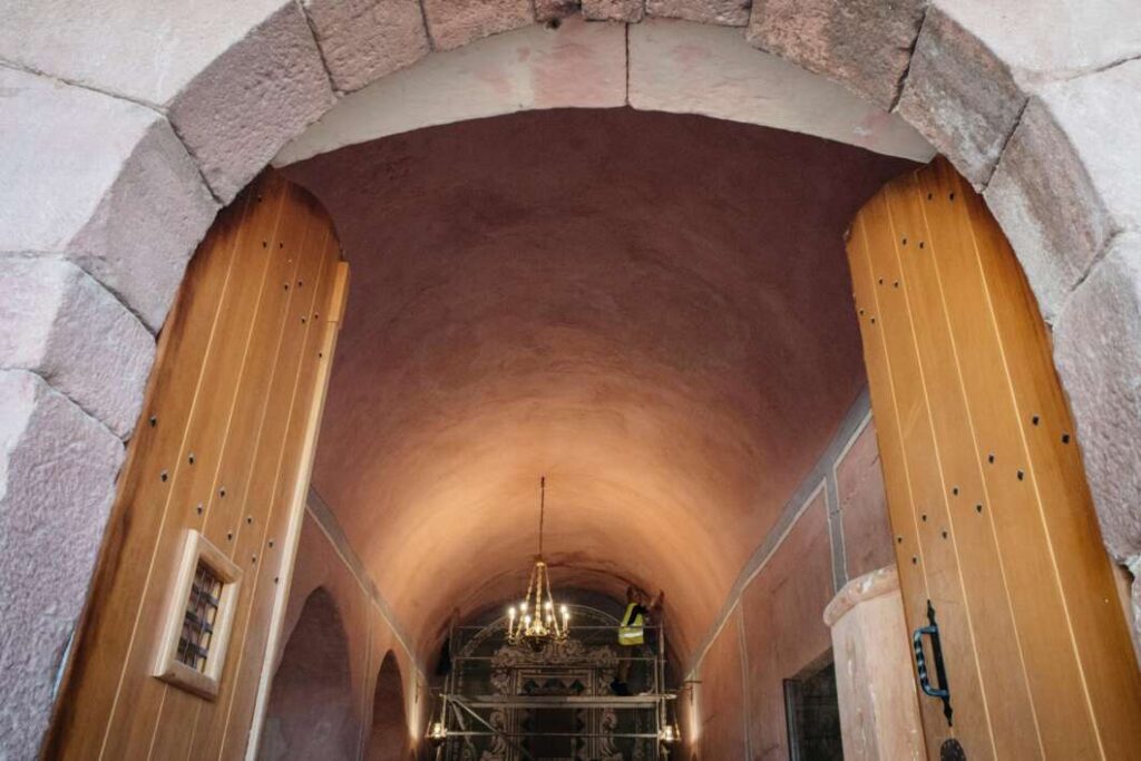 Restauración del ermitorio de la Magdalena antes de las fiestas fundacionales