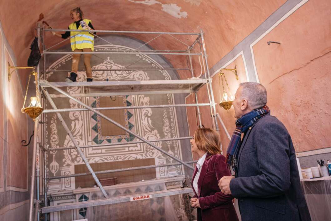 Restauración del ermitorio de la Magdalena antes de las fiestas fundacionales