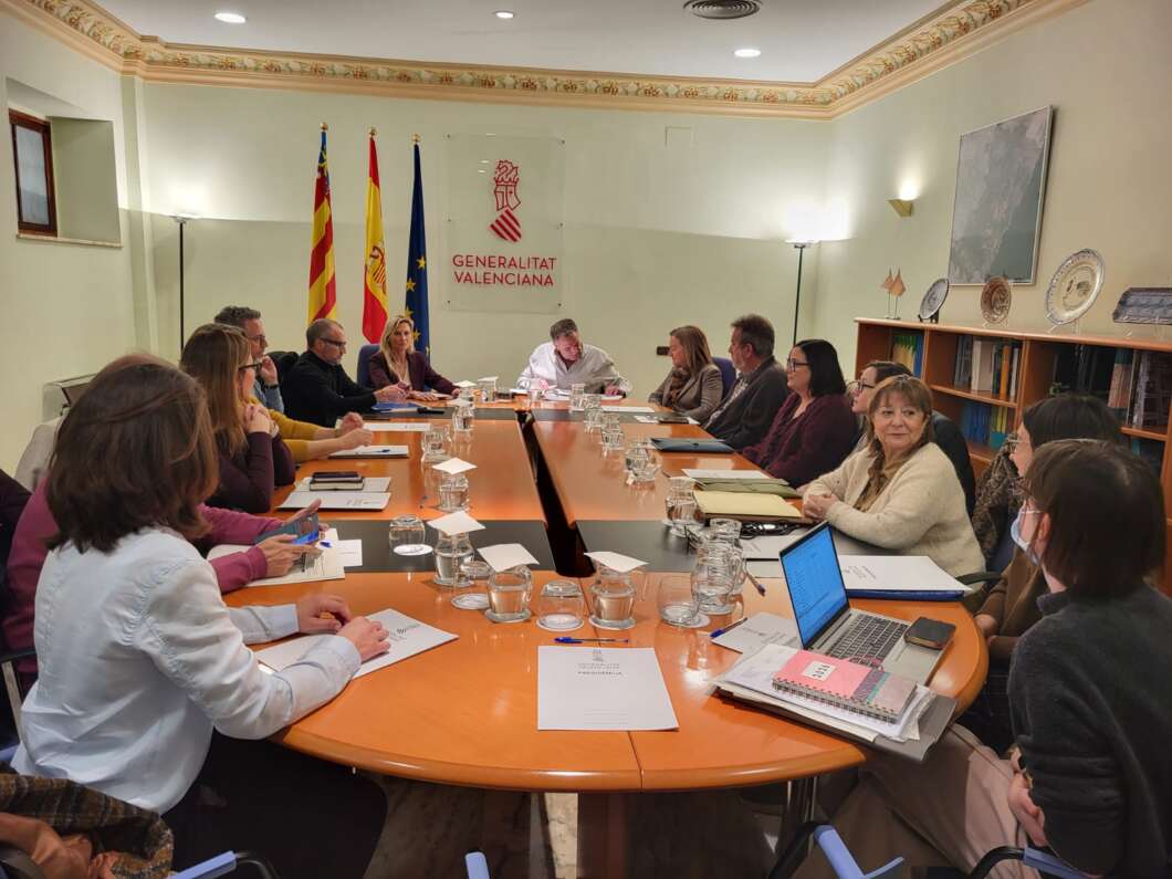 Reunión responsables de salud mental en Casa Caragols Castellón
