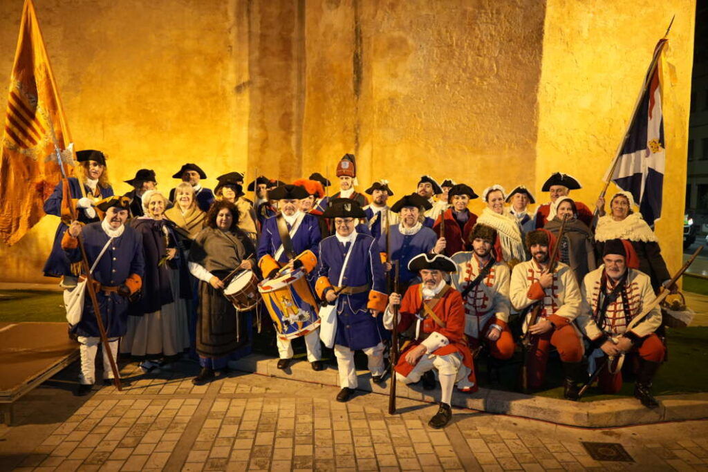 Vila-real recorda la Crema de 1706 amb una marxa cívica