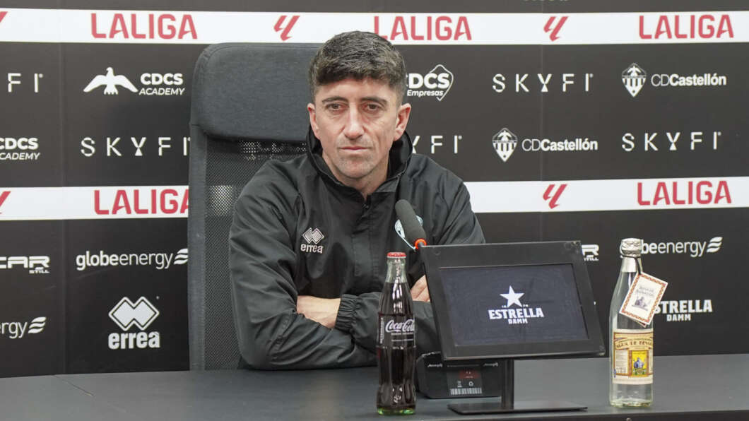 Pablo Hernández, entrenador, CD Castellón, rueda de prensa