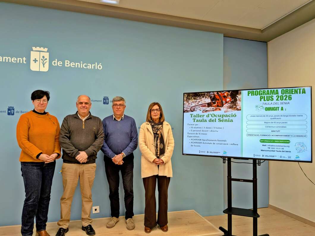 Dos programes d’ocupació de la Taula del Sénia arriben a Benicarló