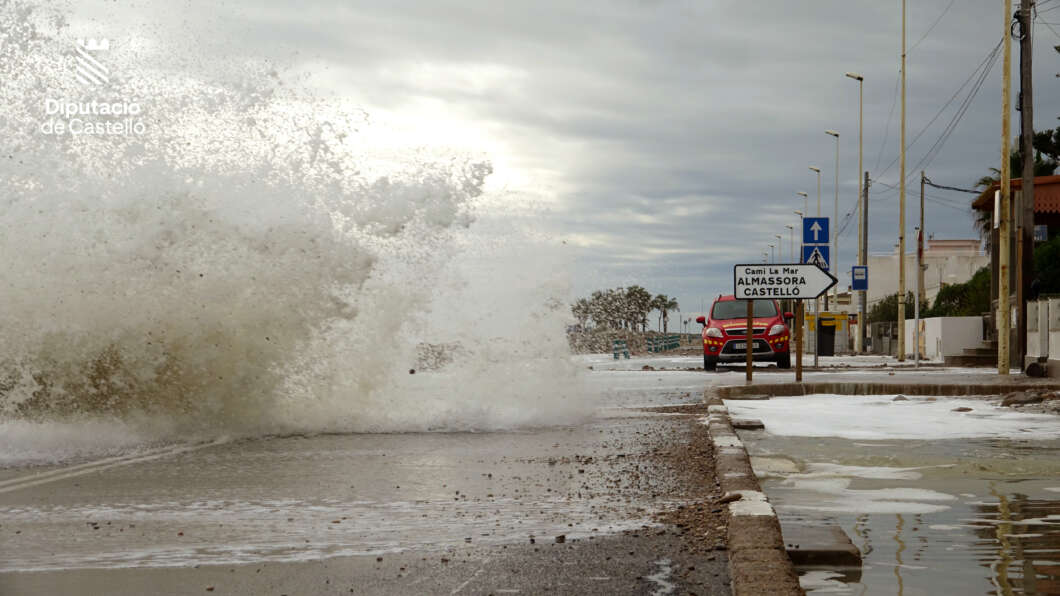 Castelló queda excluida de les ajudes del Govern pel temporal Harry