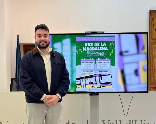 La Vall d'Uixó activa un servei especial d'autobús pel Dia del Pregó