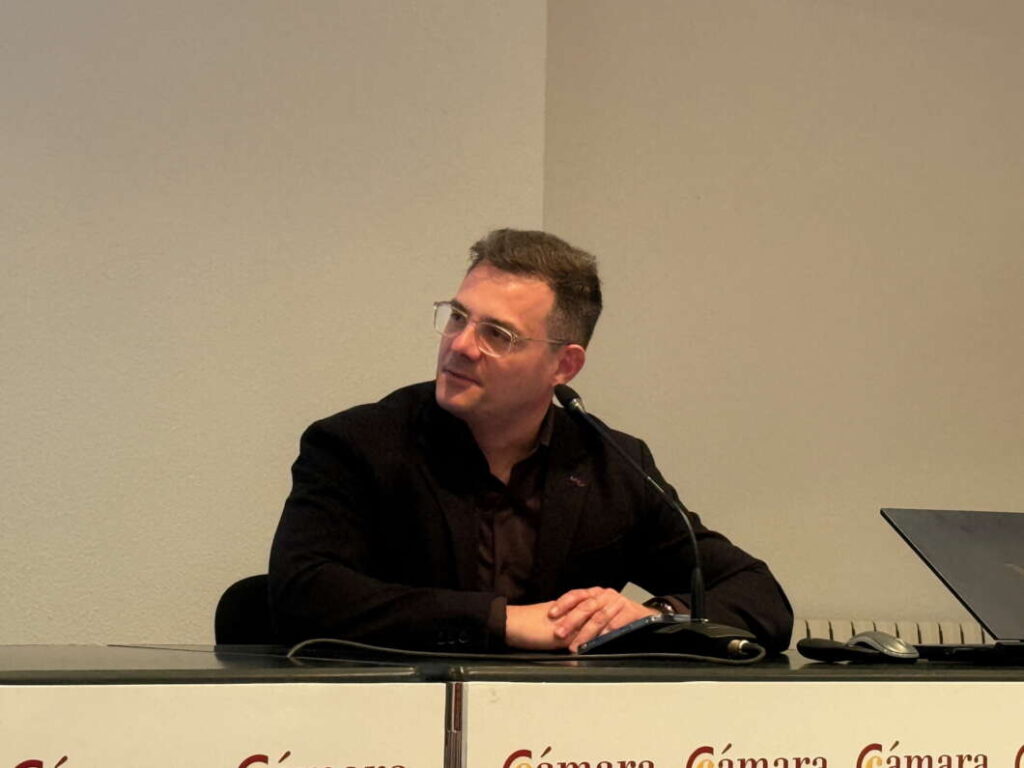 José Bort. Presentación de Enxarxatec en la Cámara de Comercio 230226