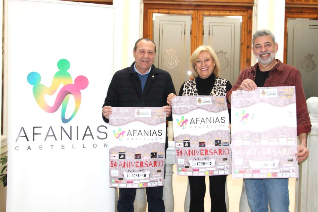 Convocatoria concierto solidario de Afanias en Castellón, 2026