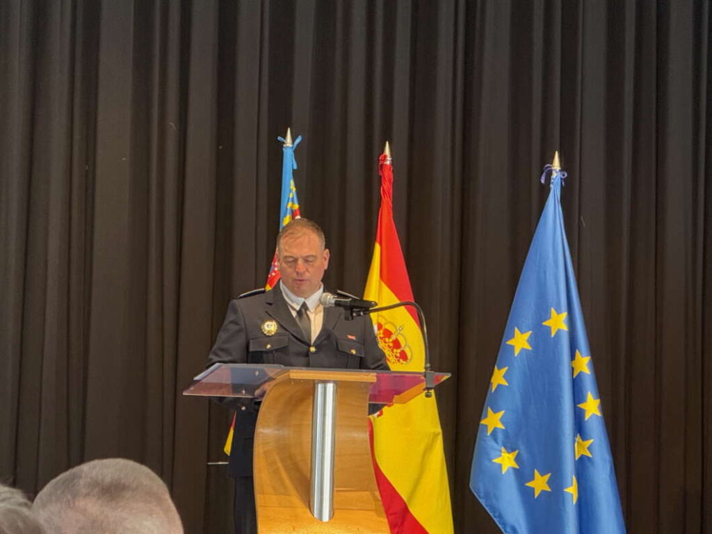 Luis Oria en el día de la Policía Portuaria 060226